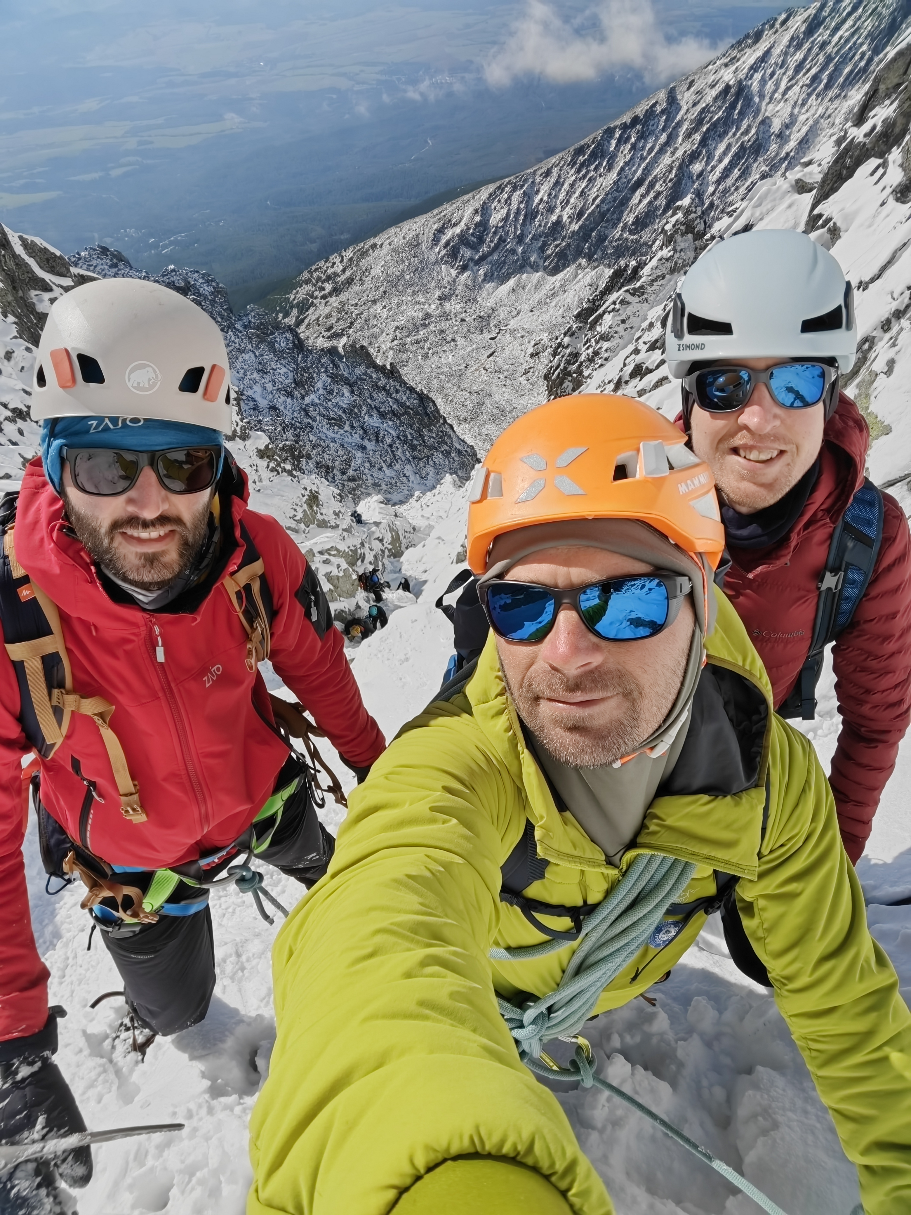 OutdoorMania vásárlók a hegyekben